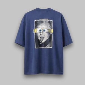 Camiseta Oversized Adidas Einstein Vision Azul-Marinho