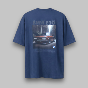 Camiseta Oversized BMW Azul-Marinho