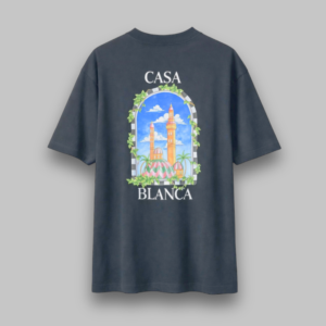 Camiseta Oversized Casa Blanca Preto
