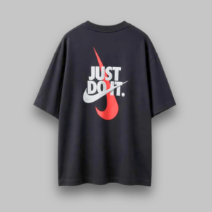 Camiseta Oversized Nike Just Do It Preto
