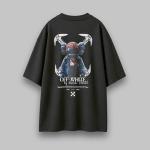 Camiseta Oversized Off-White Preto